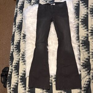 Free People Charcoal Flared Pants